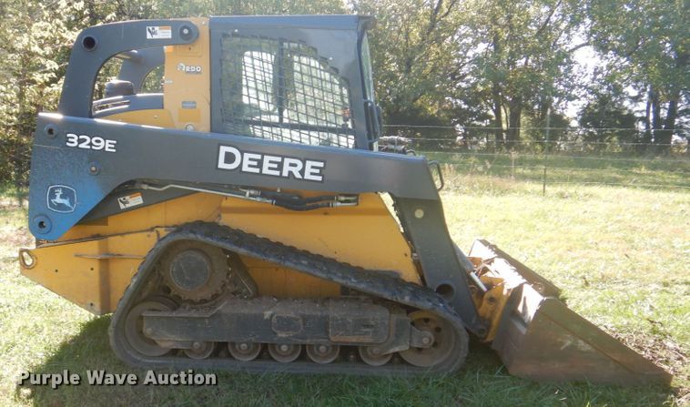 image for item IM9510 2015 John Deere 329E  tracked skid steer loader