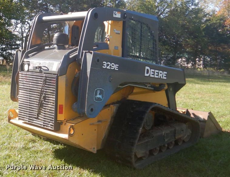 image for item IM9510 2015 John Deere 329E  tracked skid steer loader