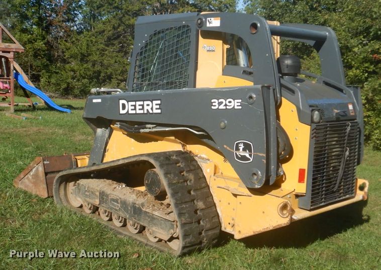 image for item IM9510 2015 John Deere 329E  tracked skid steer loader