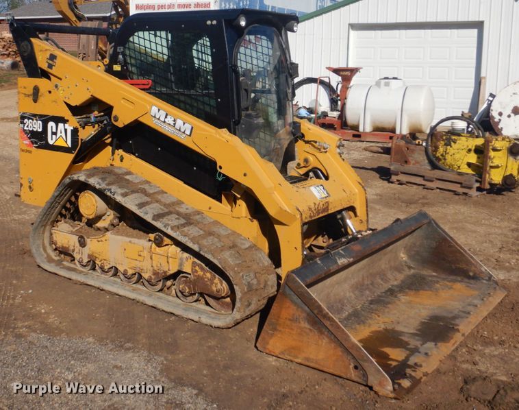 image for item IM9559 2016 Caterpillar 289D  tracked skid steer loader