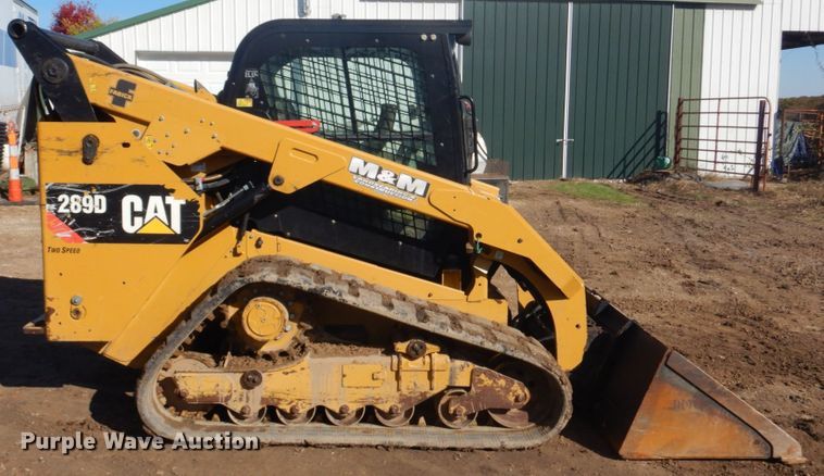image for item IM9559 2016 Caterpillar 289D  tracked skid steer loader