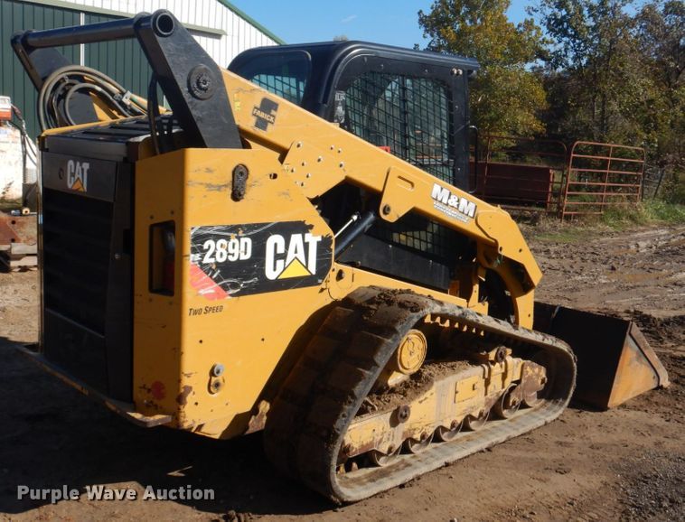 image for item IM9559 2016 Caterpillar 289D  tracked skid steer loader