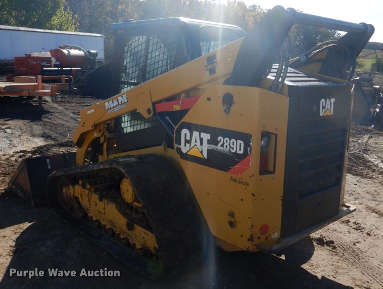 image for item IM9559 2016 Caterpillar 289D  tracked skid steer loader