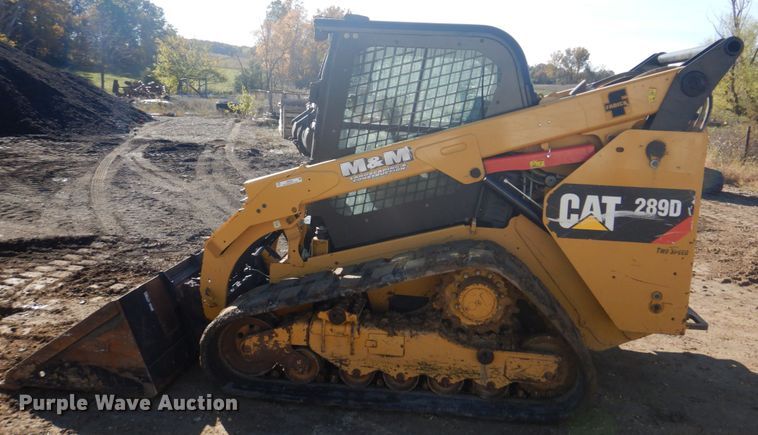 image for item IM9559 2016 Caterpillar 289D  tracked skid steer loader