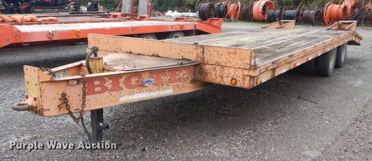 image for item IV9502 1997 Big Tex  equipment trailer