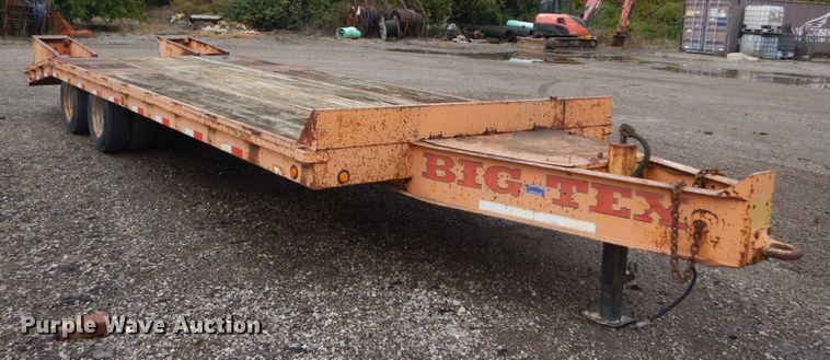 image for item IV9502 1997 Big Tex  equipment trailer