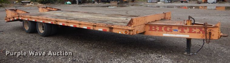 image for item IV9502 1997 Big Tex  equipment trailer
