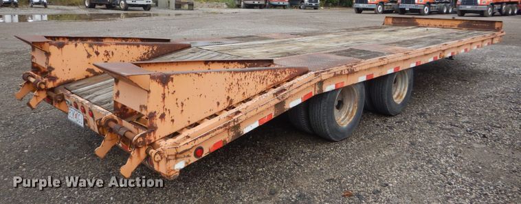 image for item IV9502 1997 Big Tex  equipment trailer
