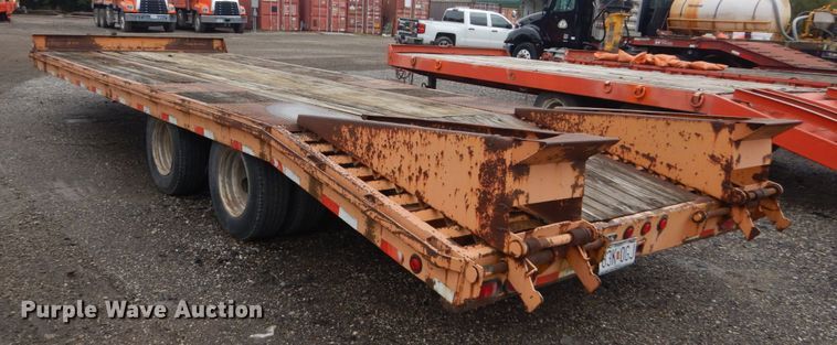 image for item IV9502 1997 Big Tex  equipment trailer