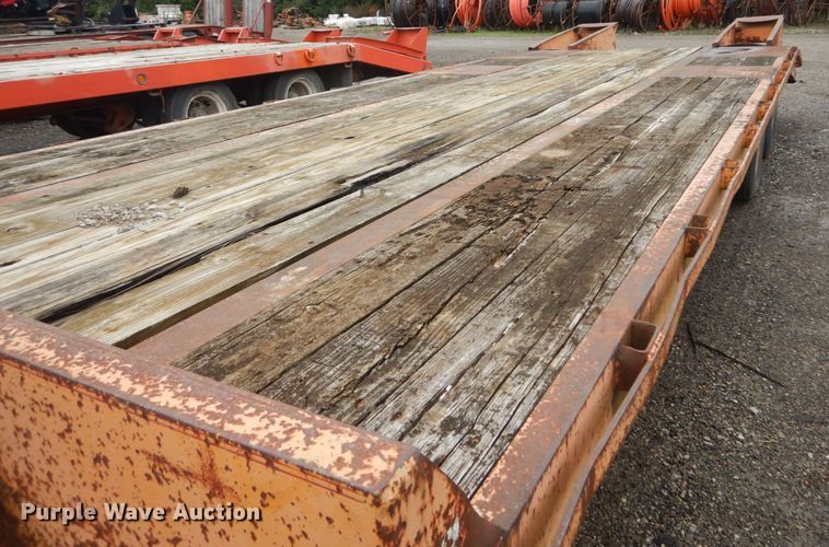 image for item IV9502 1997 Big Tex  equipment trailer