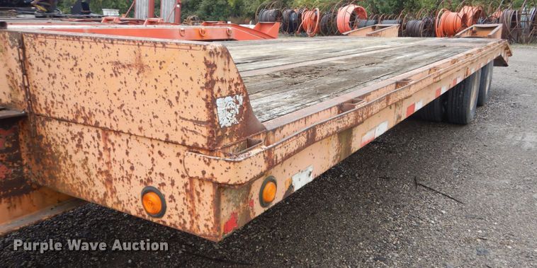 image for item IV9502 1997 Big Tex  equipment trailer