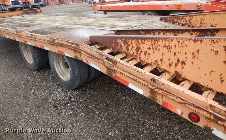 image for item IV9502 1997 Big Tex  equipment trailer