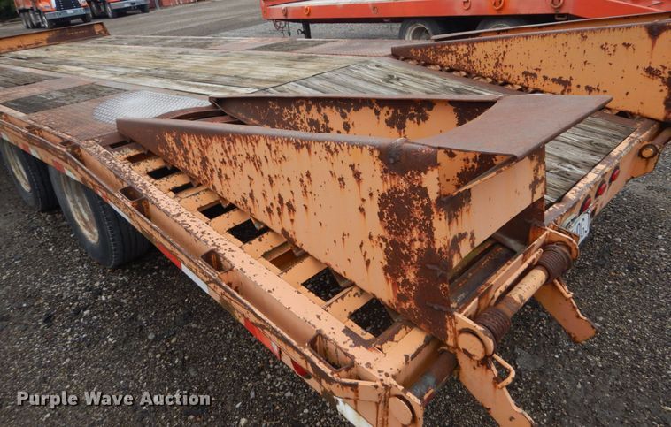 image for item IV9502 1997 Big Tex  equipment trailer