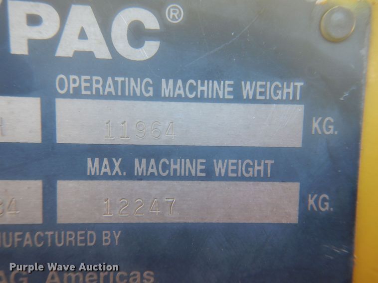 image for item IV9512 2007 Hypac C530AH  pneumatic roller