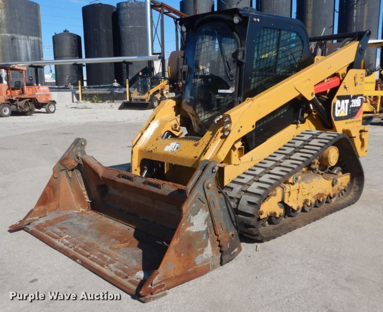 image for item IV9515 2016 Caterpillar 289D  tracked skid steer loader