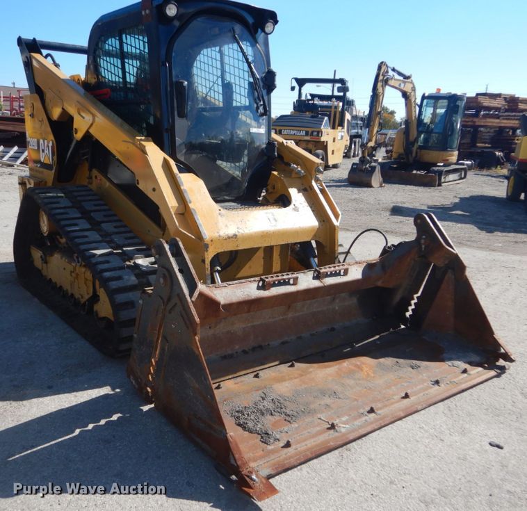 image for item IV9515 2016 Caterpillar 289D  tracked skid steer loader