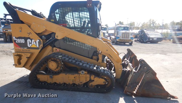 image for item IV9515 2016 Caterpillar 289D  tracked skid steer loader