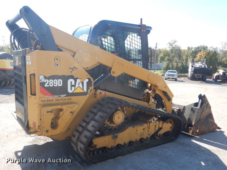 image for item IV9515 2016 Caterpillar 289D  tracked skid steer loader