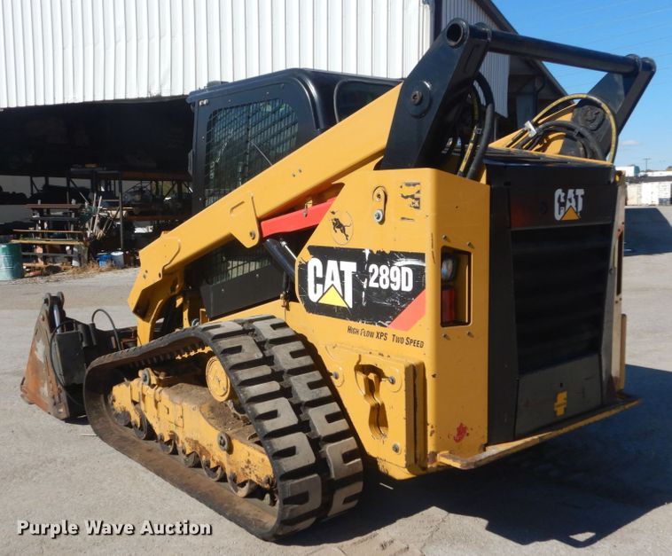image for item IV9515 2016 Caterpillar 289D  tracked skid steer loader