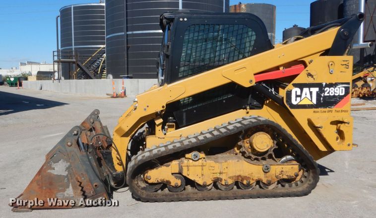 image for item IV9515 2016 Caterpillar 289D  tracked skid steer loader
