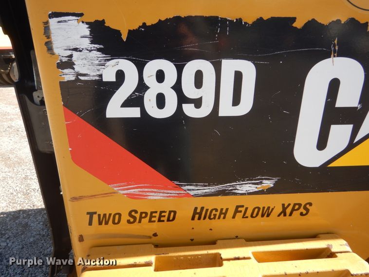 image for item IV9515 2016 Caterpillar 289D  tracked skid steer loader