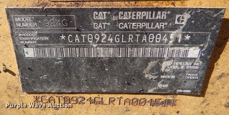 image for item IV9518 2005 Caterpillar 924G  wheel loader
