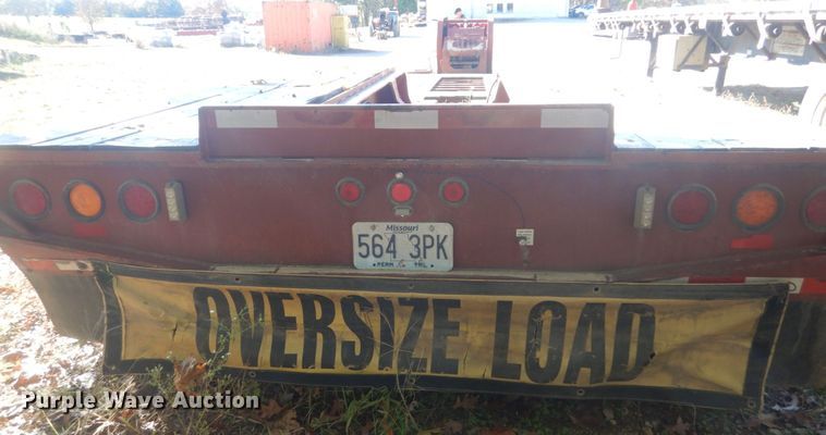 image for item IV9527 2003 Etnyre RTN55ETD3-PS-T1  lowboy equipment trailer