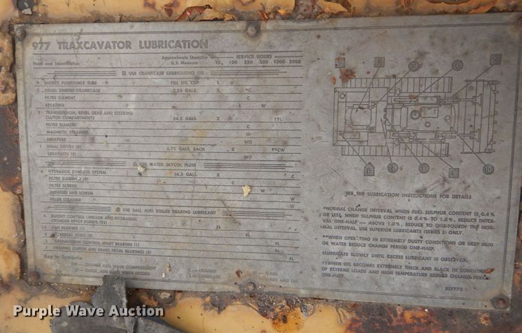 image for item IV9545 1973 Caterpillar 977L  track loader