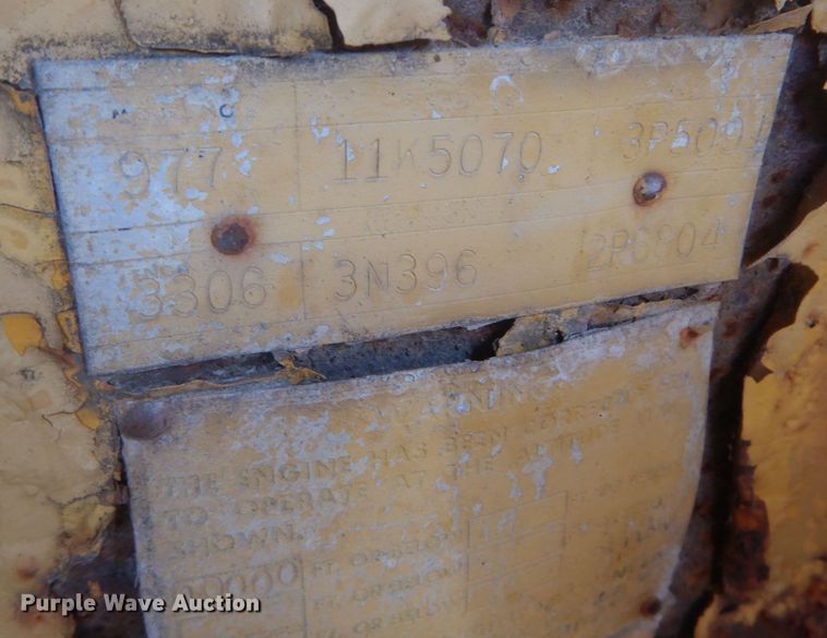 image for item IV9545 1973 Caterpillar 977L  track loader