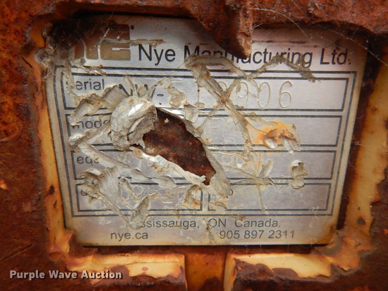 image for item IV9546 NYE Manufacturing  36" W pulverizer