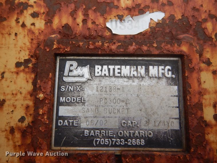 image for item IV9548 Bateman PC300-6 excavator bucket