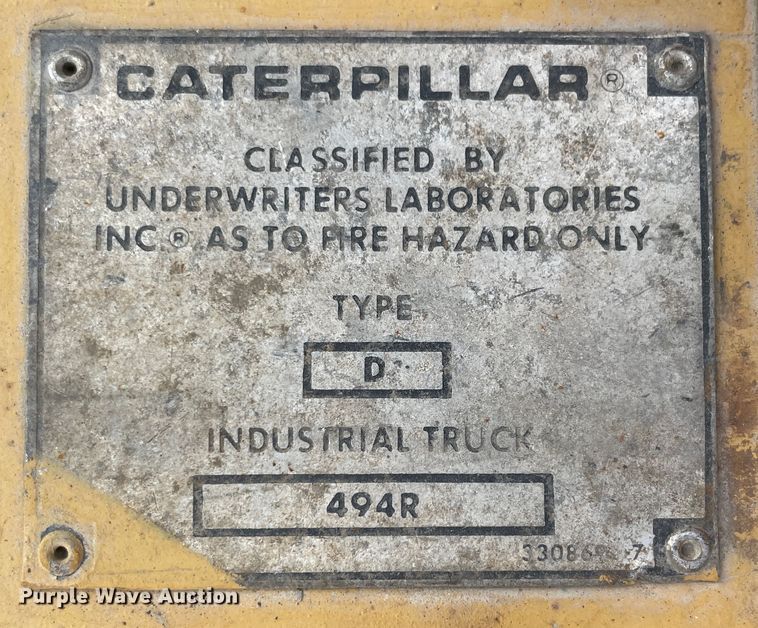 image for item IX9525 Caterpillar V90E  forklift