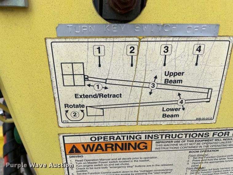 image for item IX9527 2001 Workforce Falcon 125  boom lift