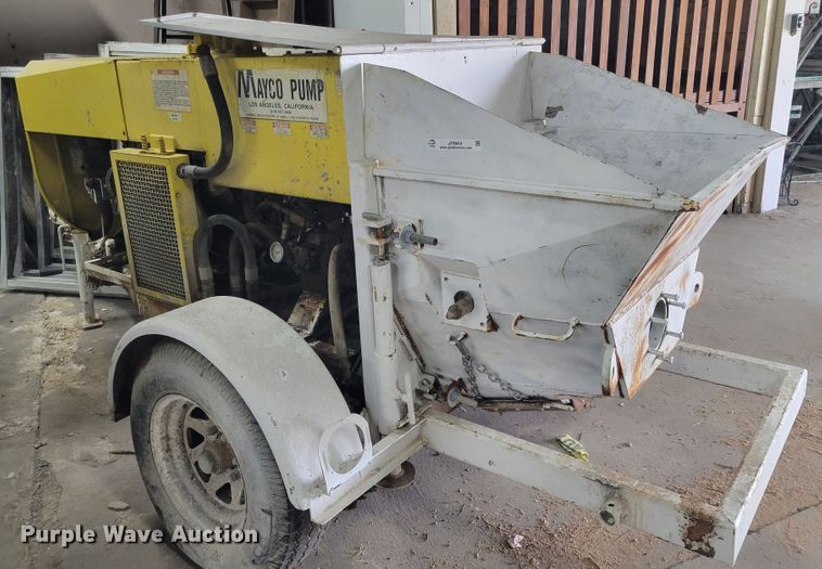 image for item JF9944 Mayco Pump ST-30  concrete pump