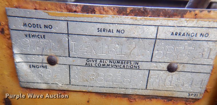 image for item JF9954 1979 Caterpillar 977  track loader