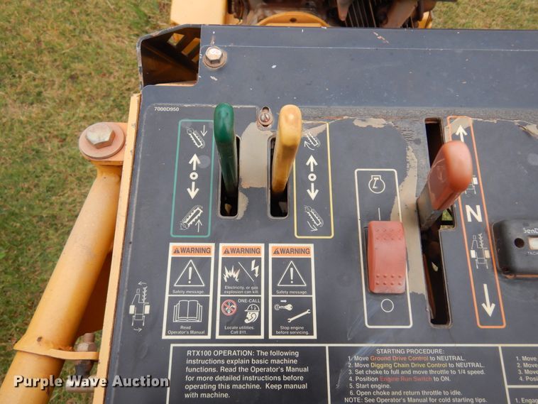 image for item JJ9916 Vermeer RTX100  trencher