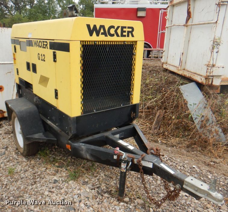 image for item JS9166 Wacker G12  generator