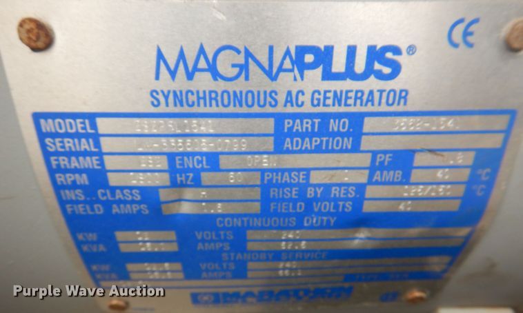 image for item JS9166 Wacker G12  generator
