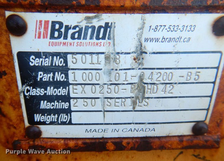 image for item JS9211 Brandt  41" W excavator bucket