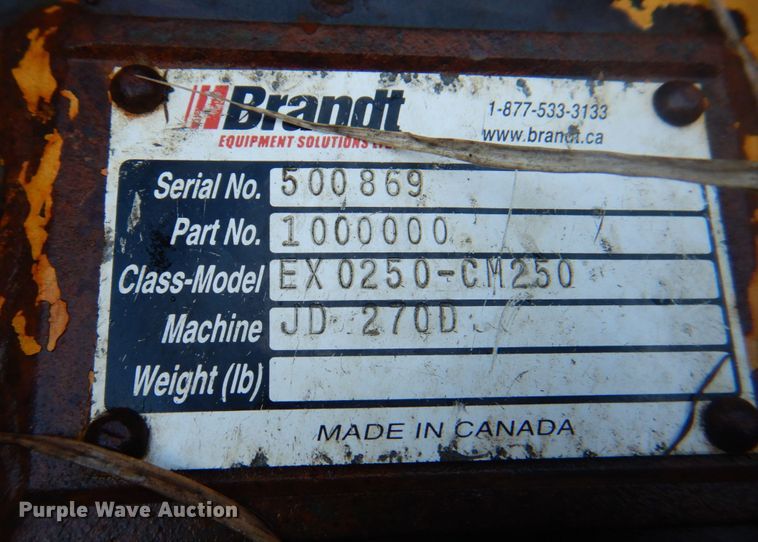 image for item JS9211 Brandt  41" W excavator bucket