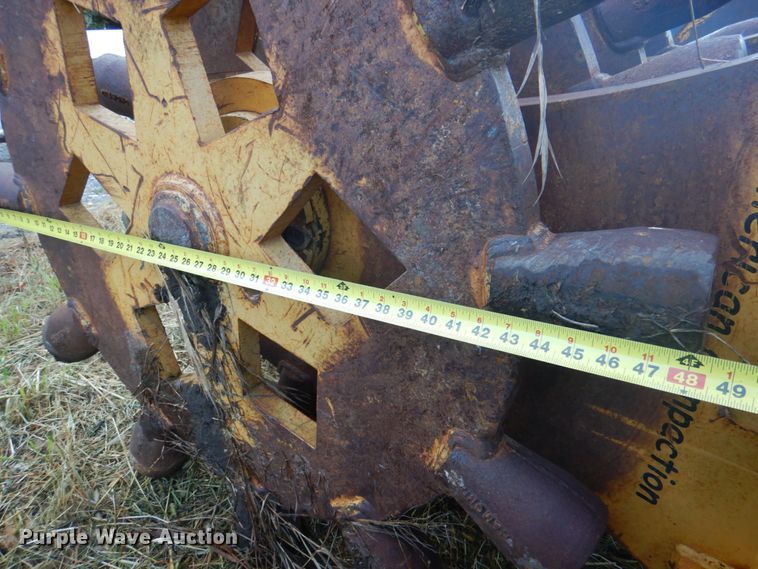 image for item JS9212 American Compaction  36" W excavator compactor wheel