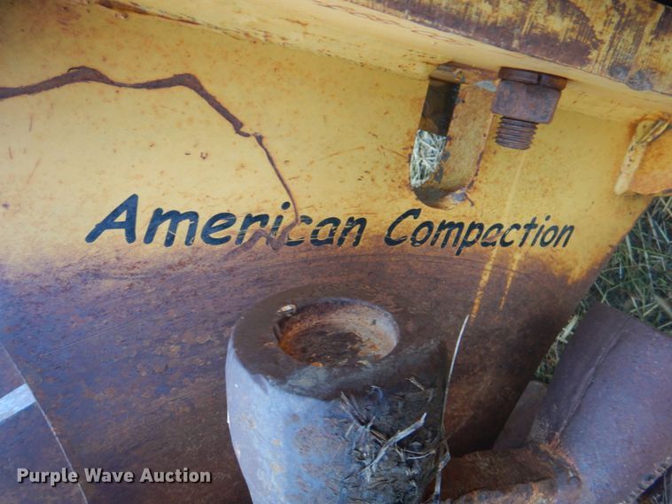 image for item JS9212 American Compaction  36" W excavator compactor wheel