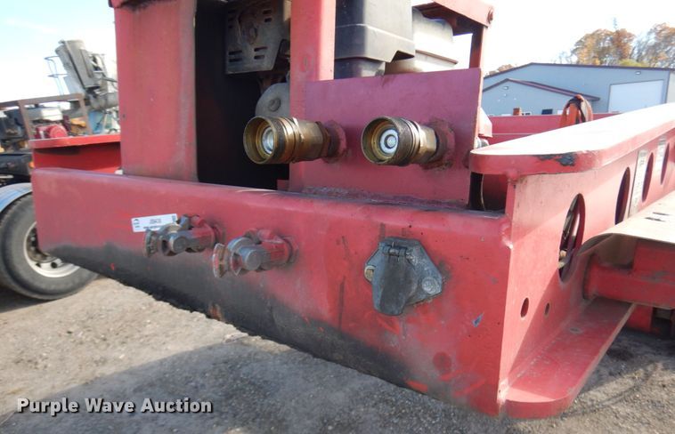 image for item JS9438 2000 Fontaine TH55-FLD  lowboy equipment trailer