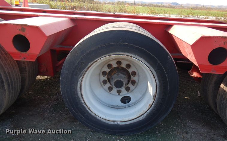 image for item JS9438 2000 Fontaine TH55-FLD  lowboy equipment trailer