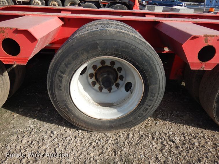 image for item JS9438 2000 Fontaine TH55-FLD  lowboy equipment trailer