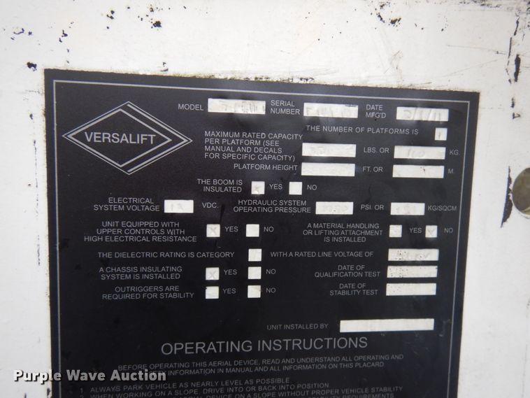 image for item JS9476 2011 Ford F550  forestry bucket truck