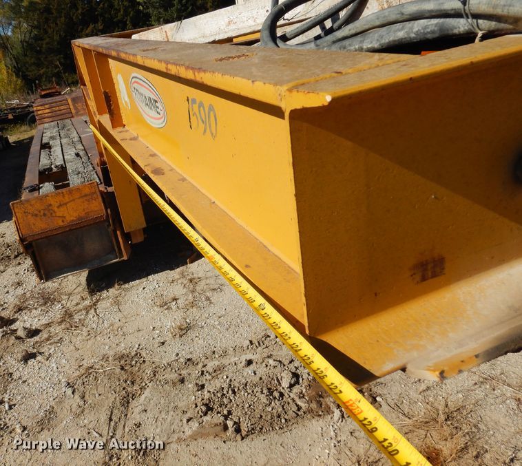 image for item JT9442 1990 Fontaine  lowboy equipment trailer