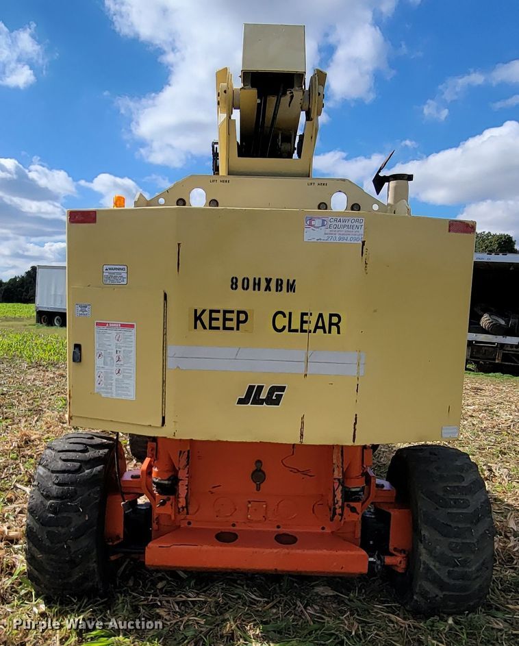 image for item KQ9100 1998 JLG 80HX  boom lift