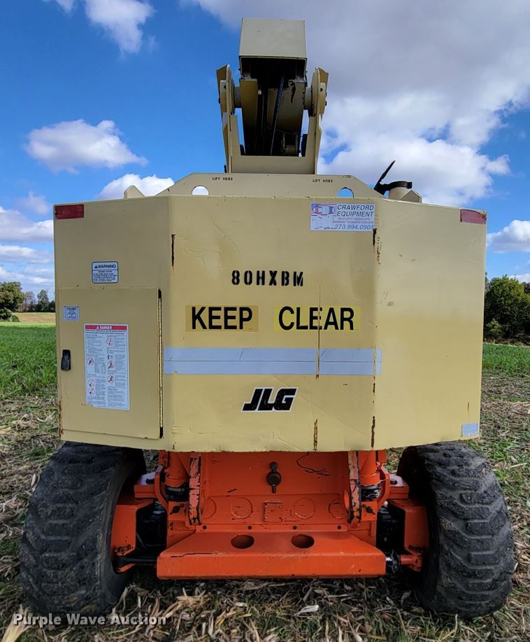 image for item KQ9100 1998 JLG 80HX  boom lift
