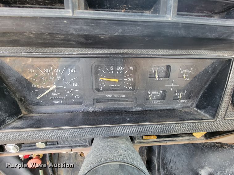 image for item KQ9101 1987 Ford 5700  digger derrick truck